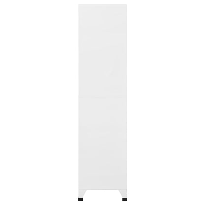 Hellgrau und dunkelgraues Tassenschrank 90x45x180 cm Stahl