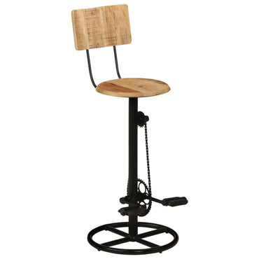 Lot bar stools 2 height 75cm Mangoier solid wood