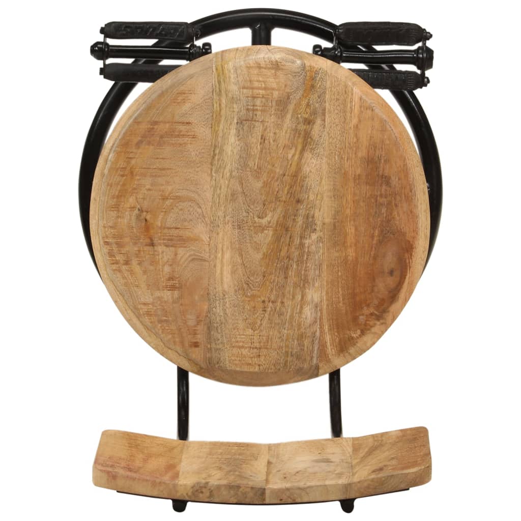 Lot bar stools 2 height 75cm Mangoier solid wood