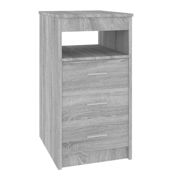 Armadio per cassetti grigio Sonoma 40x50x76 cm ingegneria