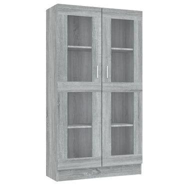 Sonoma Grey Showcase 82.5x30.5x150cm ingegneristica legna