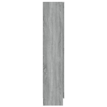 Sonoma Grey Showcase 82.5x30.5x150cm ingegneristica legna