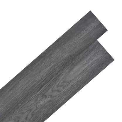 Planches de plancher PVC autoadhésif 2,51 m² 2 mm Noir et blanc