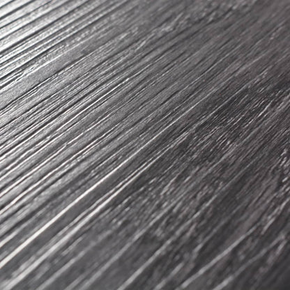 Planches de plancher PVC autoadhésif 2,51 m² 2 mm Noir et blanc