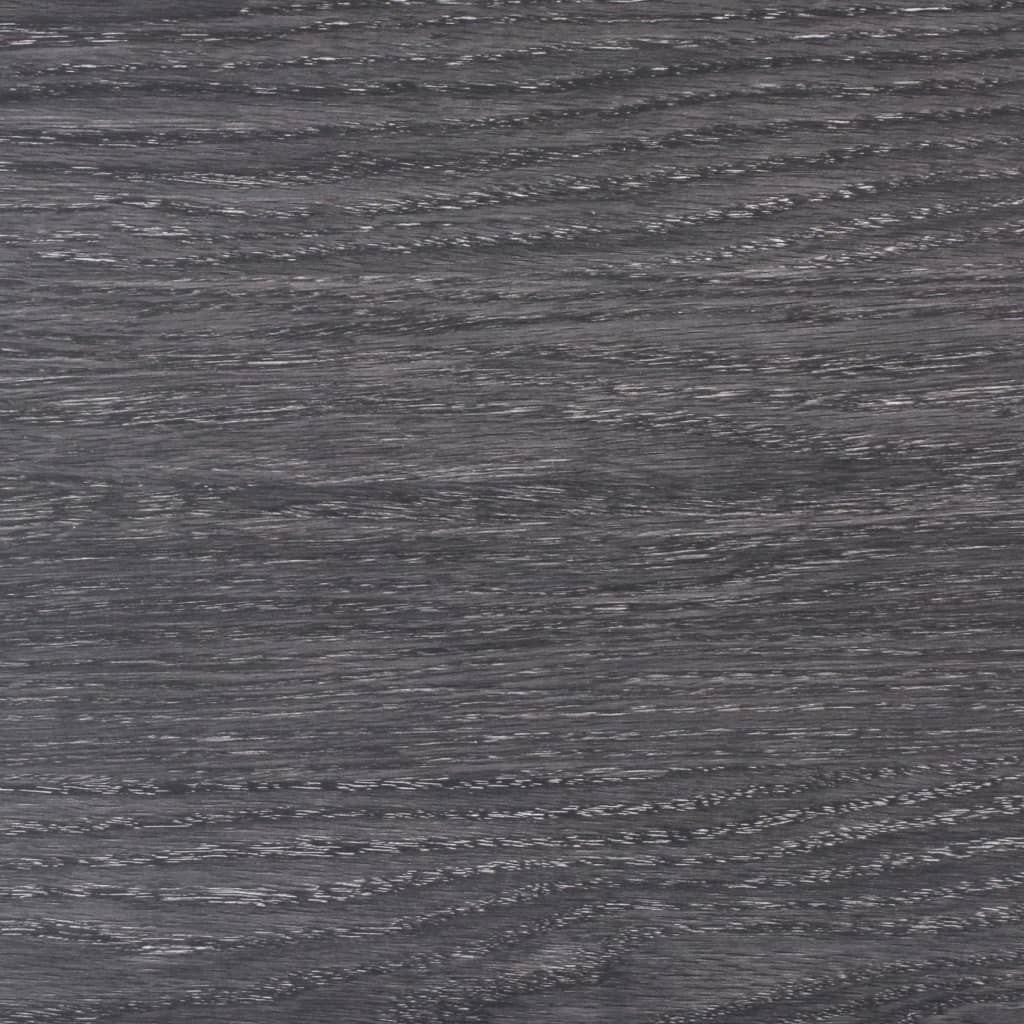 Planches de plancher PVC autoadhésif 2,51 m² 2 mm Noir et blanc