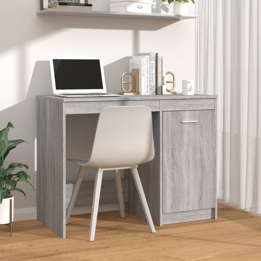 Oficina de Sonoma Gray 100x50x76 CM Ingeniería de madera