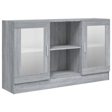 Sonoma Grey Display Armadiet 120x30.5x70 cm Legno di ingegneria