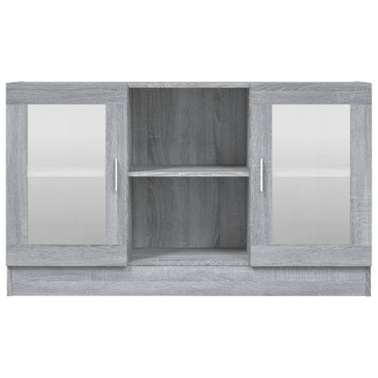 Sonoma Grey Display Armadiet 120x30.5x70 cm Legno di ingegneria
