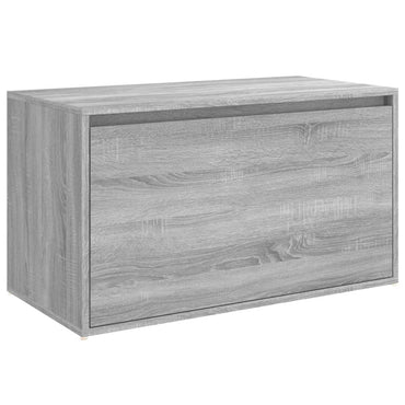 Panchina d'ingresso 80x40x45 cm Sonoma Grey Engineering Wood
