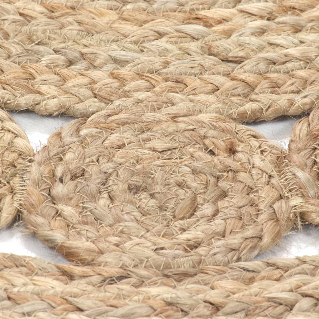 Tapis Design tressé Jute 210 cm Rond