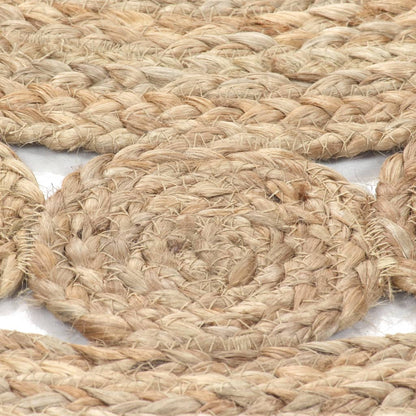 Tapis Design tressé Jute 210 cm Rond