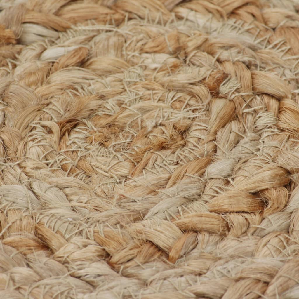 Tapis Design tressé Jute 210 cm Rond