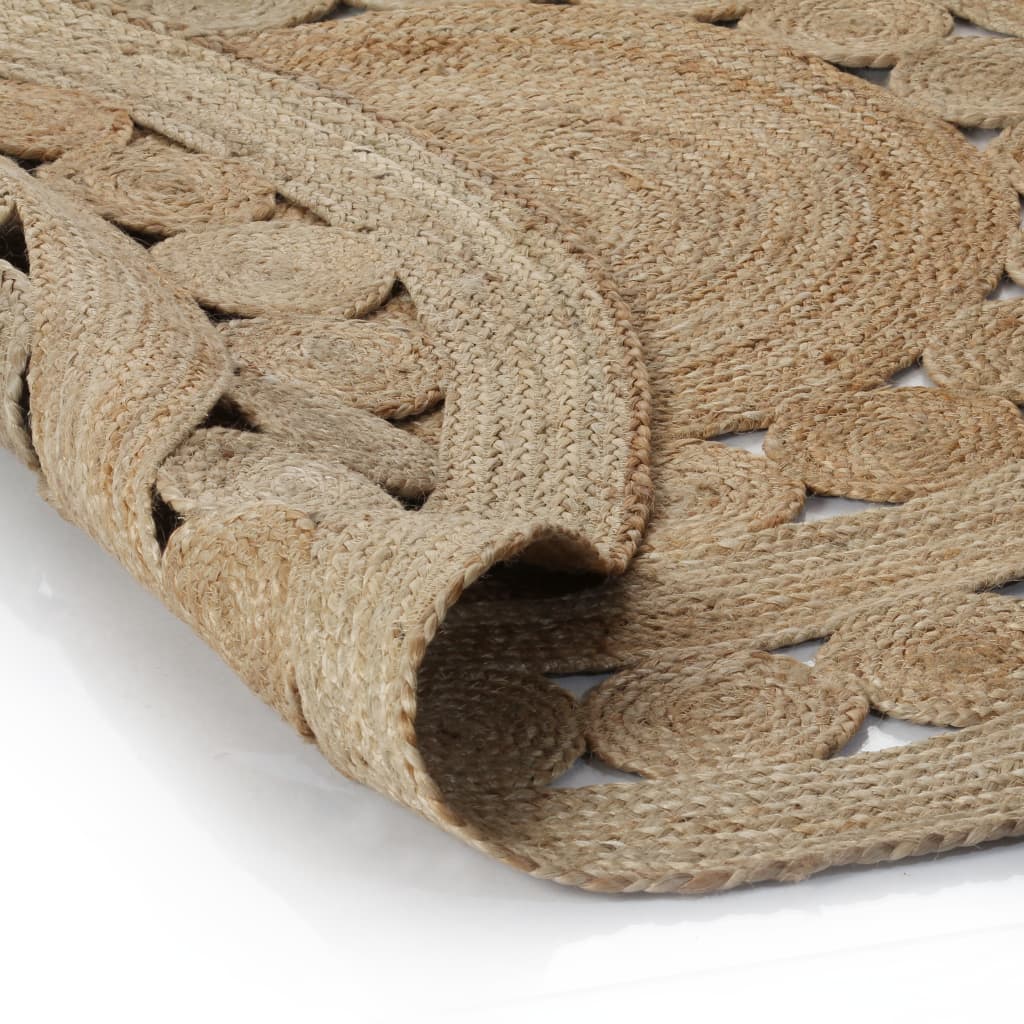 Tapis Design tressé Jute 210 cm Rond