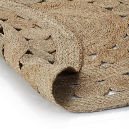 Tapis Design tressé Jute 210 cm Rond