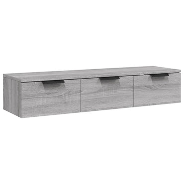 Sonoma gray wall cabinet 102x30x20 cm engineering wood