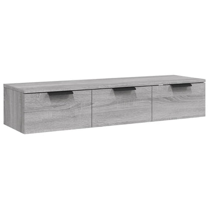 Sonoma gray wall cabinet 102x30x20 cm engineering wood