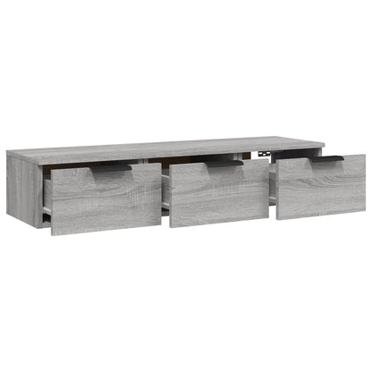 Sonoma gray wall cabinet 102x30x20 cm engineering wood