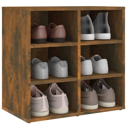 Shoe cabinets 2 pcs smoked oak 52.5x30x50 cm