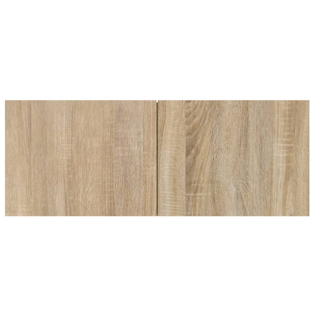Composition murale de meubles TV 4 pcs Chêne sonoma Bois d'ingénierie