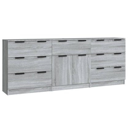 Buffets 3 pcs Sonoma Gray Wood Engineering