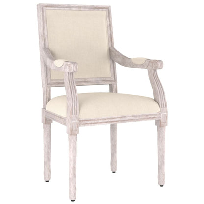 Chaise de canapé beige 54x59x99 cm lin