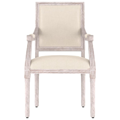 Chaise de canapé beige 54x59x99 cm lin