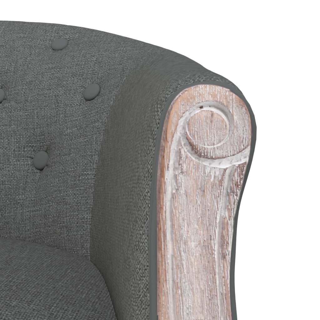Fauteuil Gris foncé Tissu