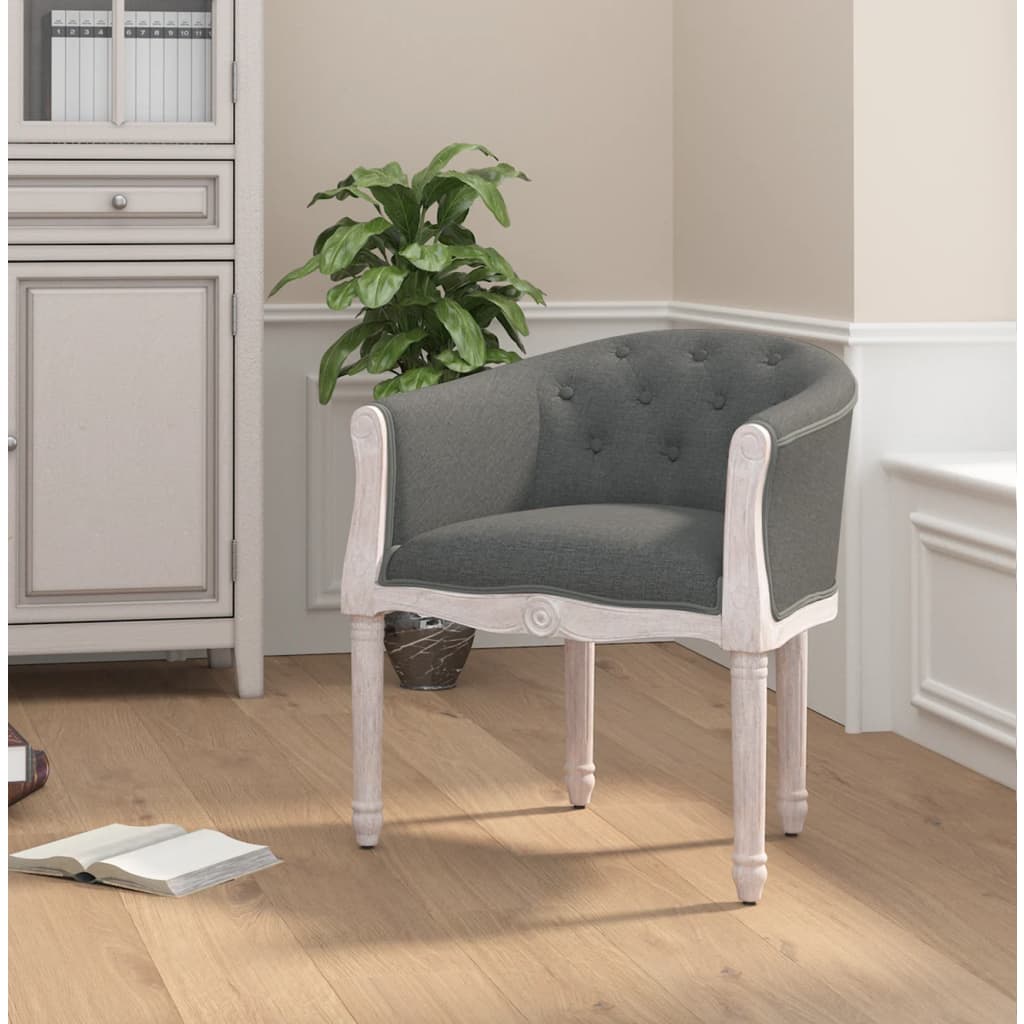 Fauteuil Gris foncé Tissu