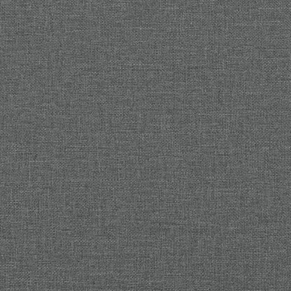 Tabouret de rangement Gris foncé 45x45x49 cm Tissu