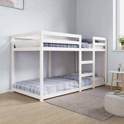 Cama de cama salfada de pinheiro sólido Monti