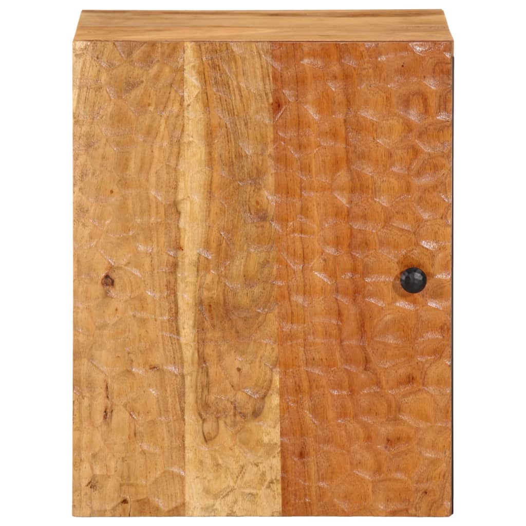 38x33x48cm Wand Acacia Holz Badezimmerschrank