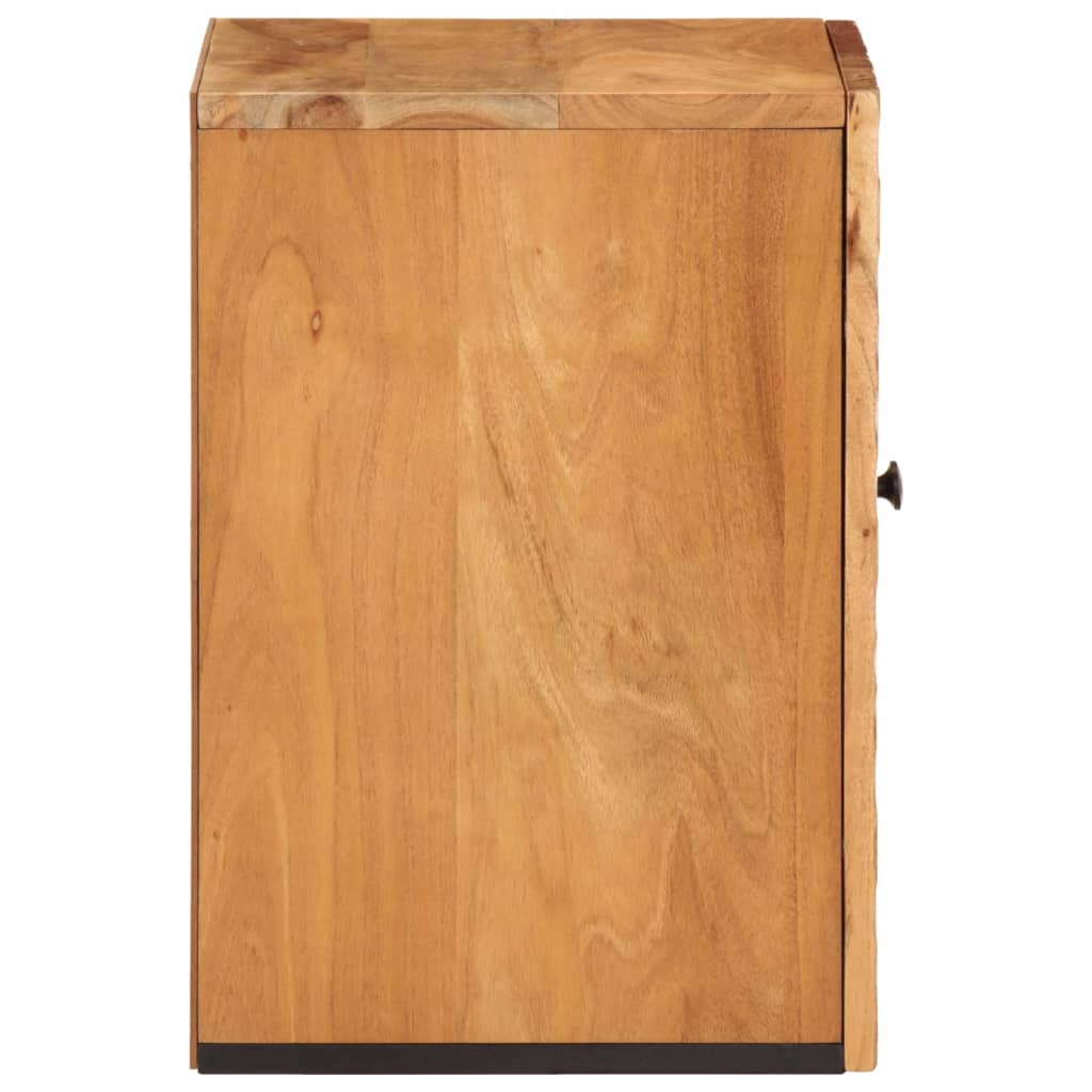 38x33x48cm Wand Acacia Holz Badezimmerschrank