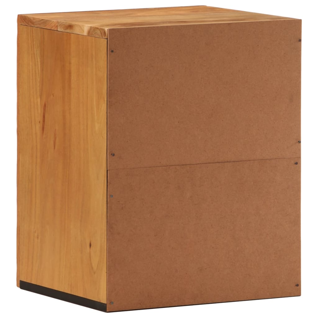 38x33x48cm Wand Acacia Holz Badezimmerschrank