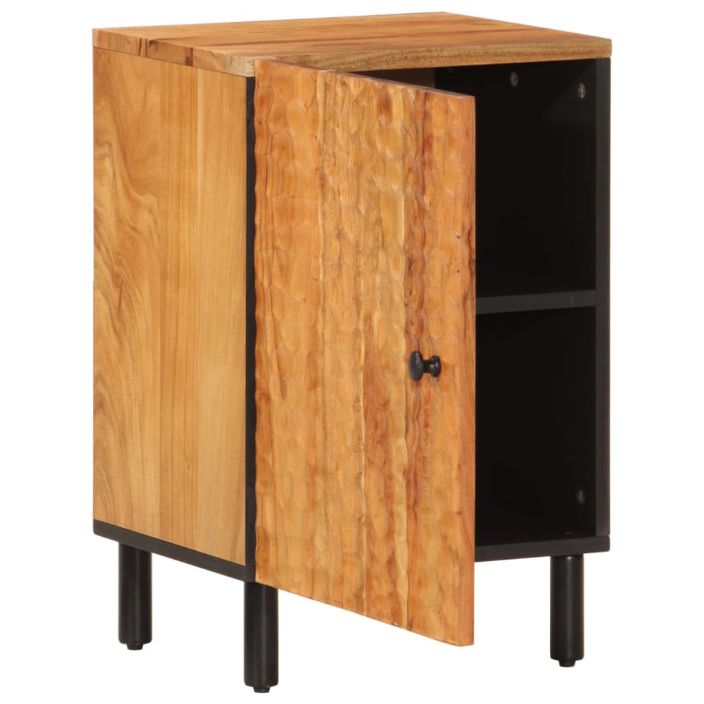 Mobile da bagno 38x333x58 cm Acacia in legno massiccio