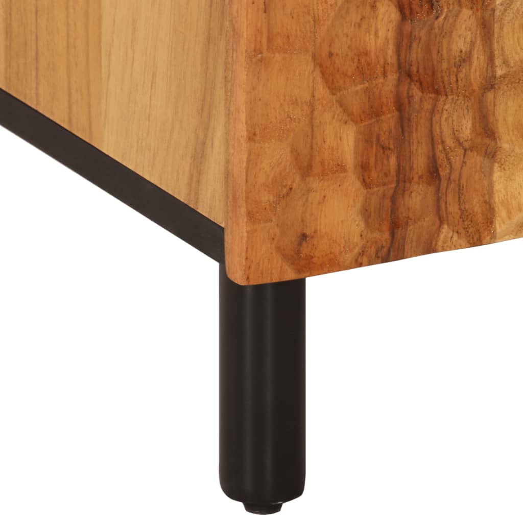 Mobile da bagno 38x333x58 cm Acacia in legno massiccio