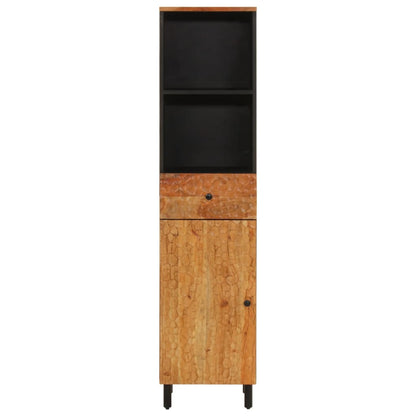 Armadio da bagno 38x33x160 cm Acacia in legno massiccio