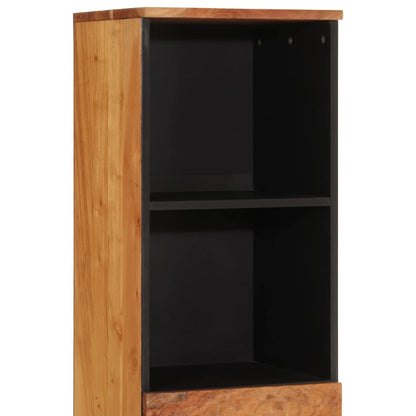Armadio da bagno 38x33x160 cm Acacia in legno massiccio