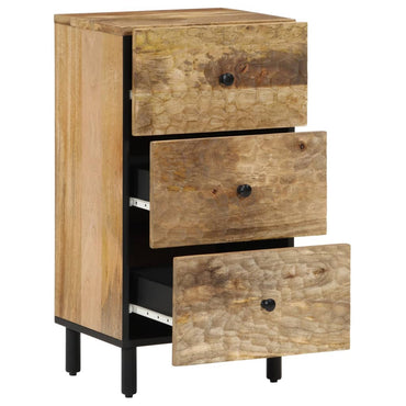 40x33x75 cm mobile laterale in legno di mango solido