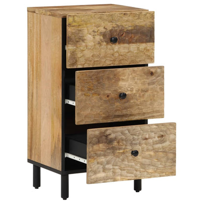 40x33x75 cm mobile laterale in legno di mango solido