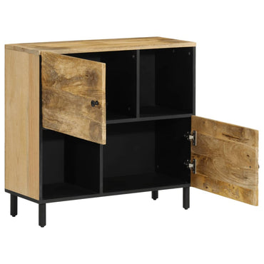 80x333x75 cm mobile laterale in legno di mango solido