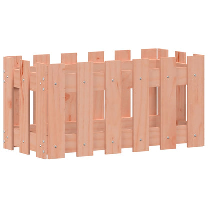 Jardinière avec design de clôture 60x30x30 cm douglas massif