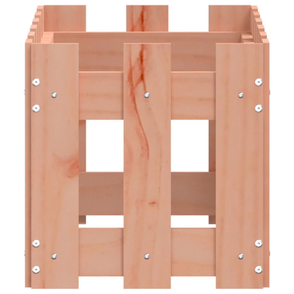 Jardinière avec design de clôture 60x30x30 cm douglas massif