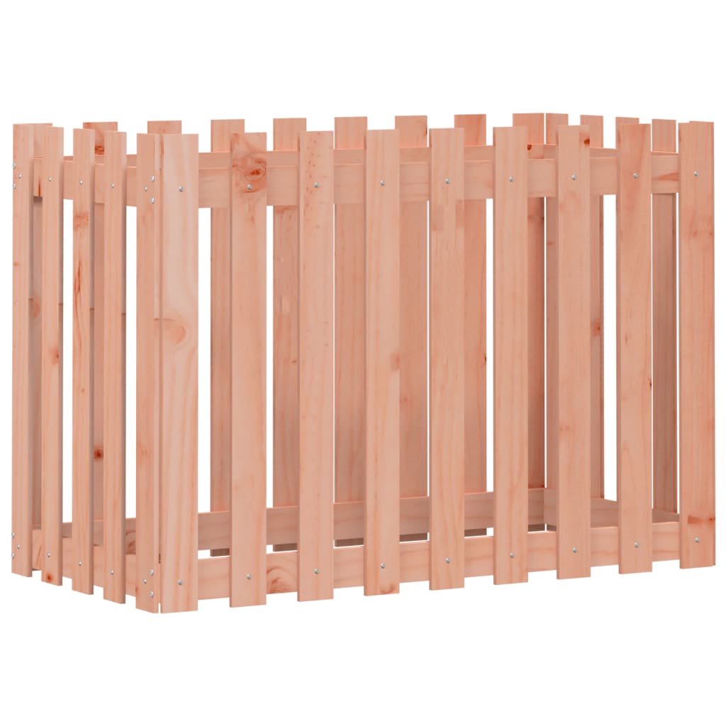 Lit surélevé de jardin design de clôture bois douglas massif