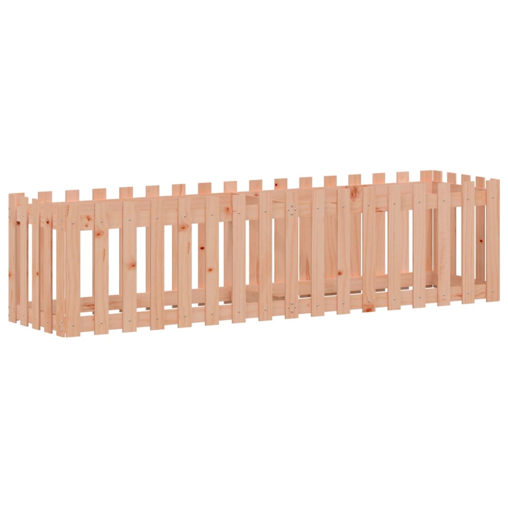 Lit surélevé de jardin design de clôture bois douglas massif