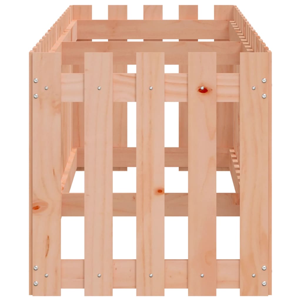 Lit surélevé de jardin design de clôture bois douglas massif