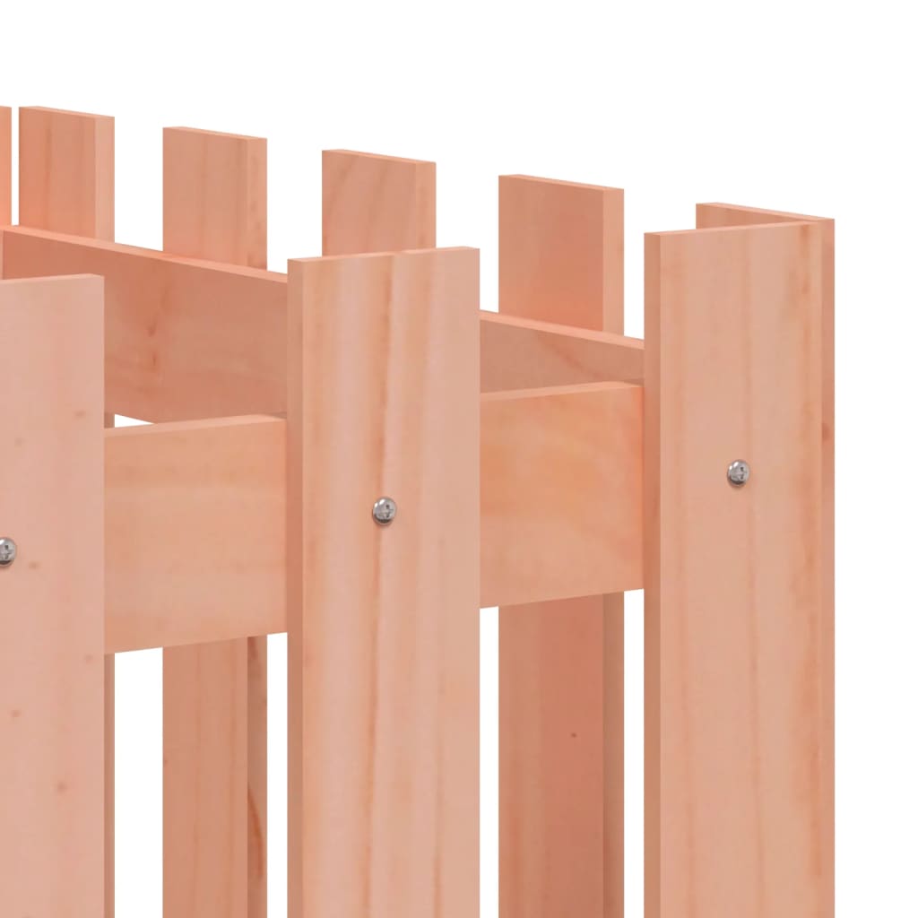 Lit surélevé de jardin design de clôture bois douglas massif