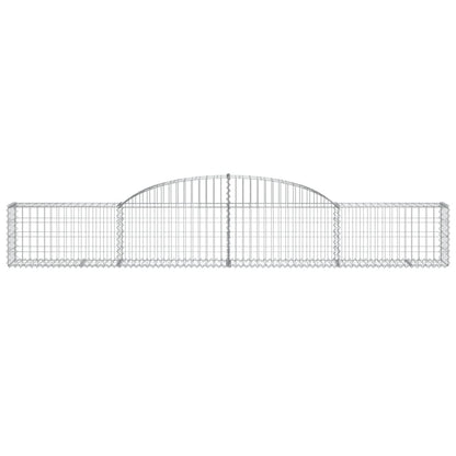 Paniers à gabions arqués 11 pcs 300x30x40/60 cm fer galvanisé