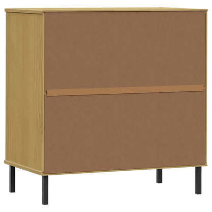 Commode 3 tiroirs Marron OSLO