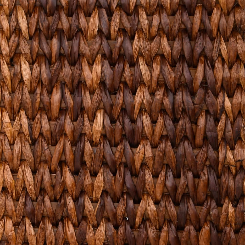 Bancs de rangement 2 pcs avec coussin marron 69 cm quenouille