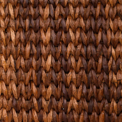 Bancs de rangement 2 pcs avec coussin marron 69 cm quenouille